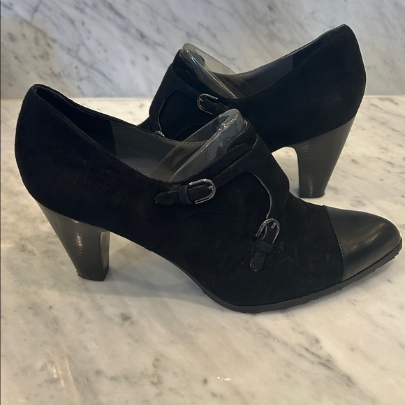 Via Spiga Black Heeled Shoes - Picture 3 of 9